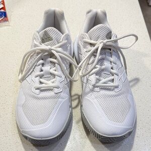 Adidas Women's White and Gray Athletic Shoes